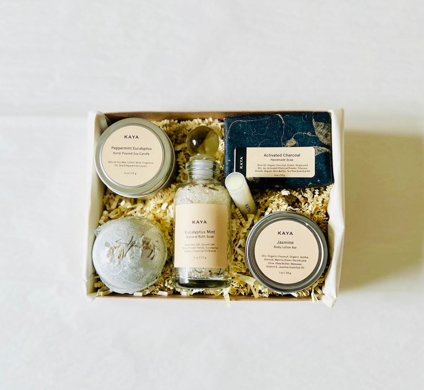 Eucalyptus Mint Bath and Body Gift Set | Handmade, All Natural | Spa Gift for her | Bridesmaid Gift, Mother's Day Gift