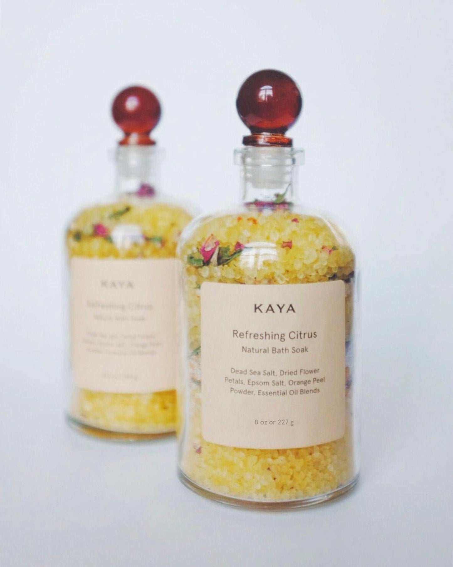 Citrus Bath Soak | 100% Natural | 8 oz Apothecary Bottle | Gift for Her | Gift for Him | Thanksgiving Gift | Christmas Gift | Gift for Mom