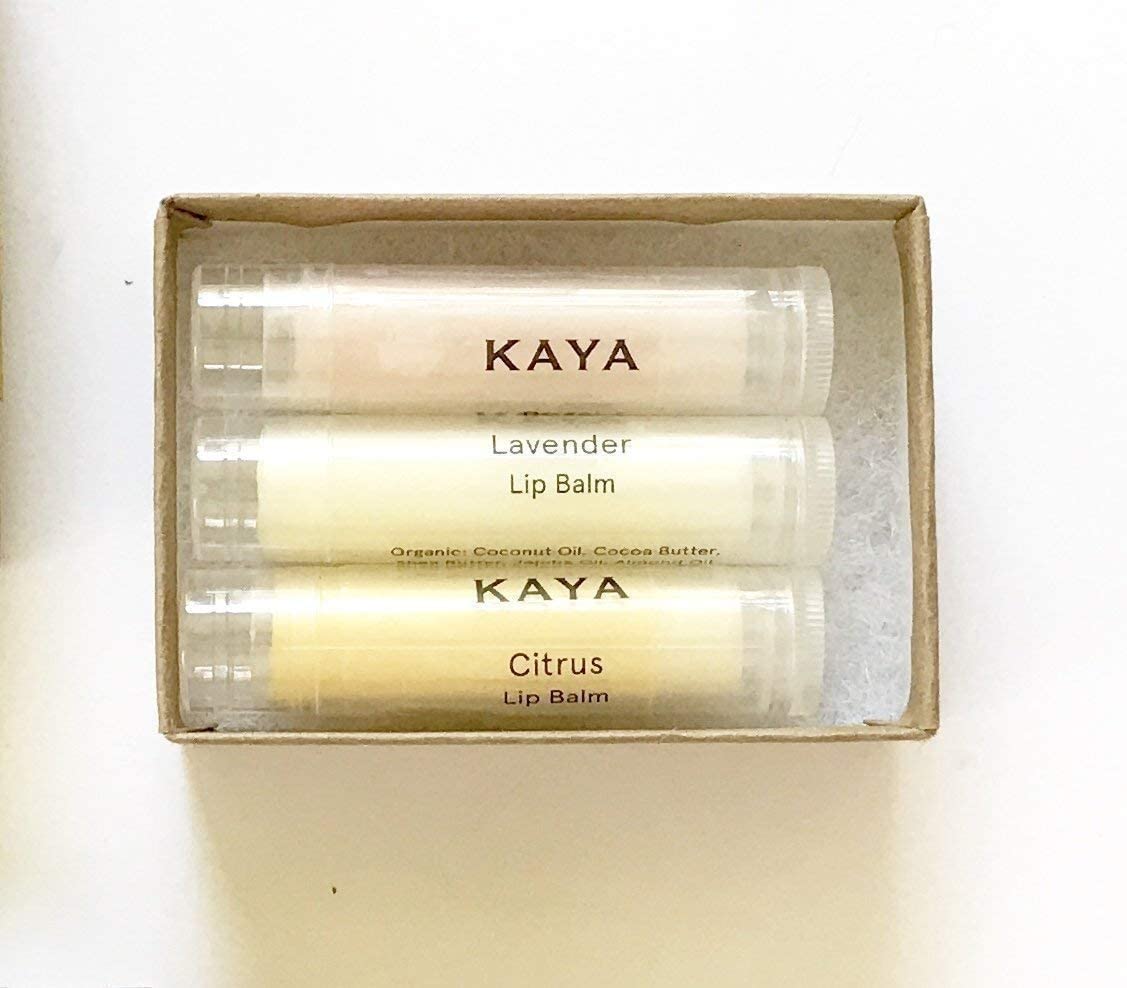 Kaya Rose Lavender & Citrus Natural & Organic Lip Balms - Mothers Day Gift
