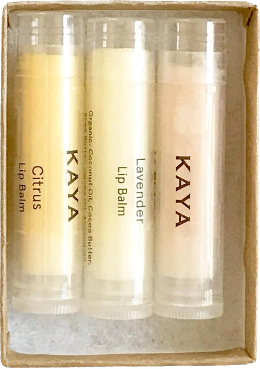 Kaya Rose Lavender & Citrus Natural & Organic Lip Balms - Mothers Day Gift