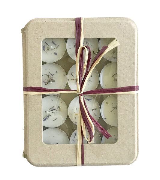 Kaya 12 Lavender Tea lights, Hand poured, Eco-friendly, Gift for Mom